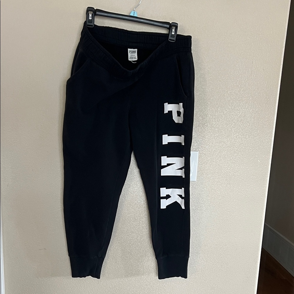 PINK Victoria's Secret Kids Black Sweatpants